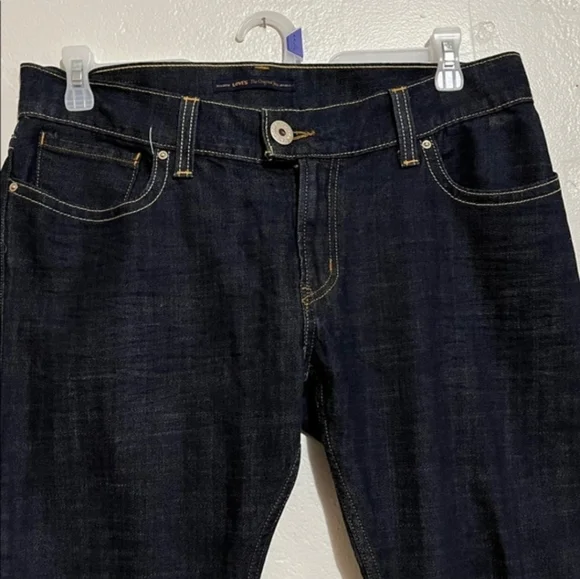 Levi's Classic Indigo Denim 542 Tilted Flare size 14 - Picture 5 of 15
